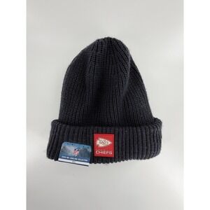 New Era Kansas City Chiefs 2025 Mens Charcoal Sideline Cuffed Knit Beanie NWT
